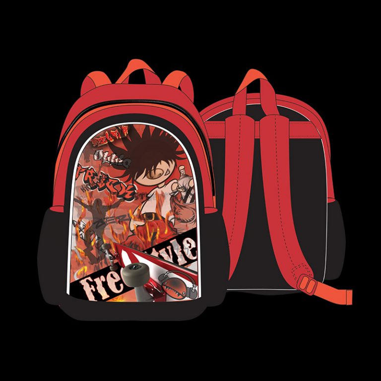 Croxley backpack illustration design